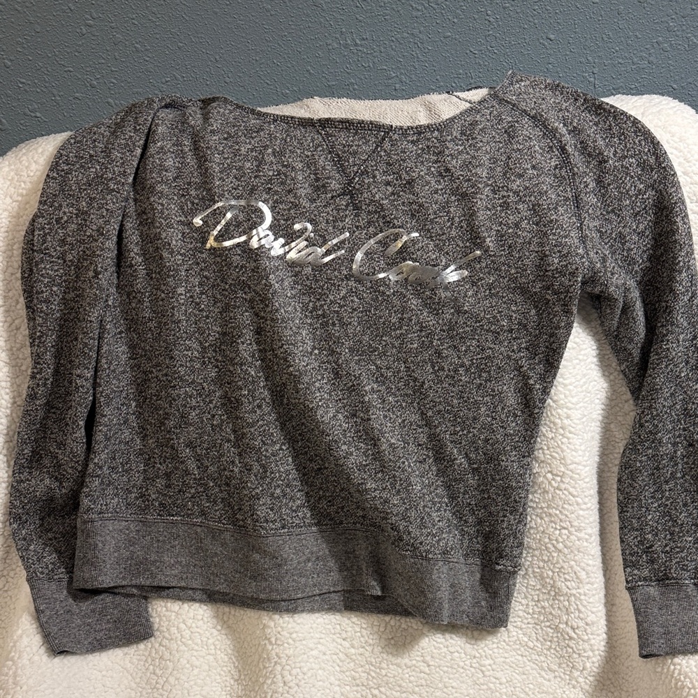 David Cook Charcoal Cowl Neck Sweater